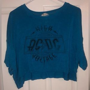 ACDC Crop Top